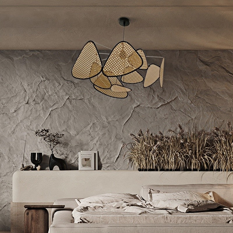 Handmade Bamboo Rattan Wall Light