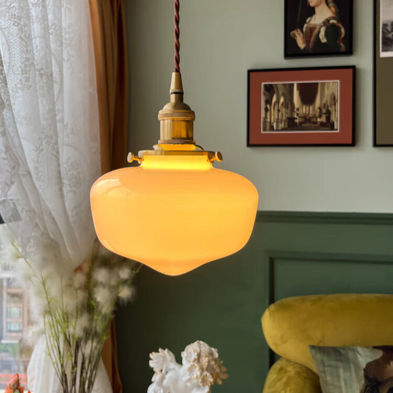Radiant Lantern Retro Glass Pendant Light
