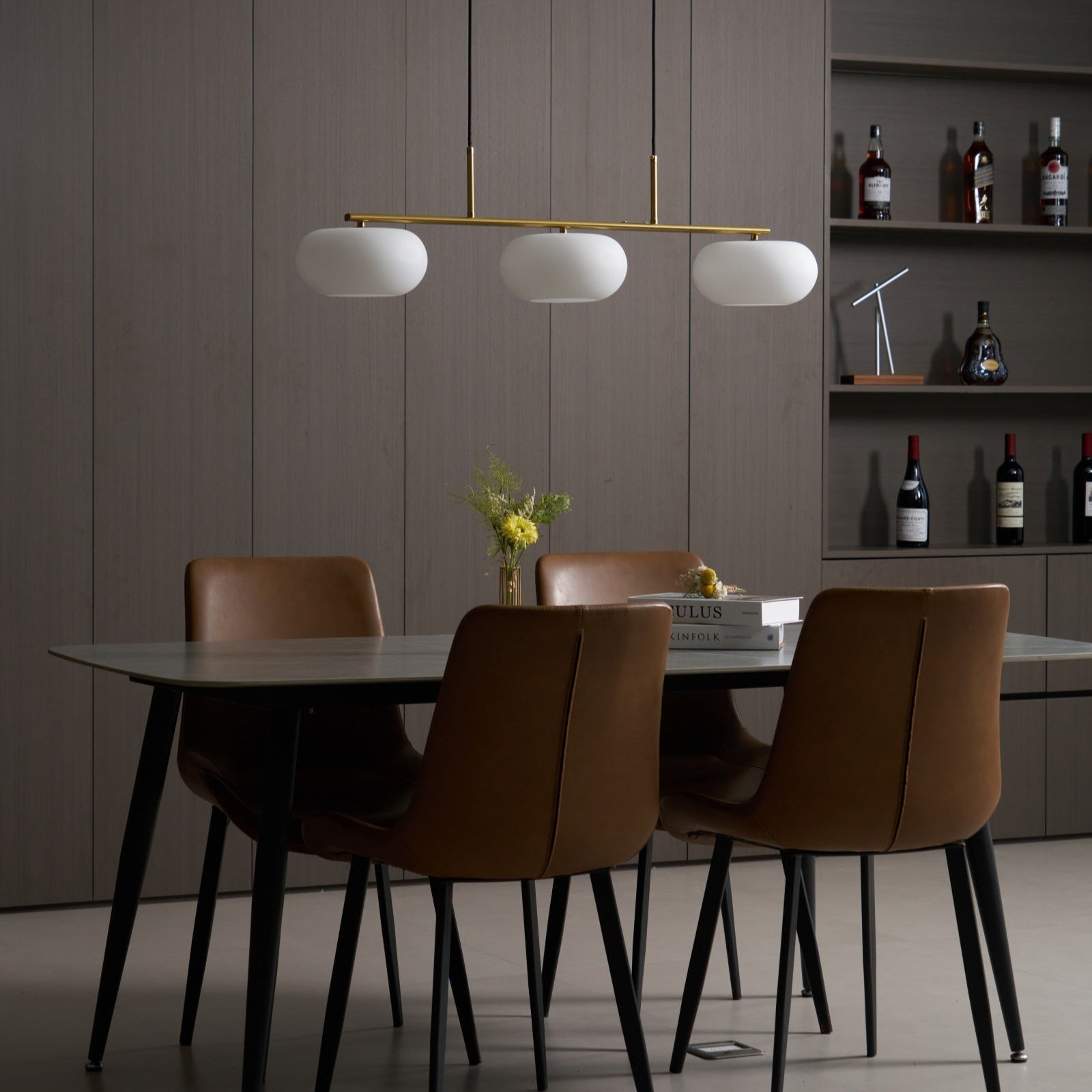 The Solenna Modern Glass Pendant Light