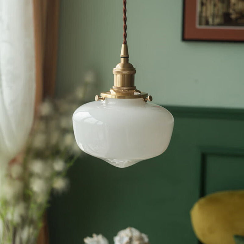Radiant Lantern Retro Glass Pendant Light