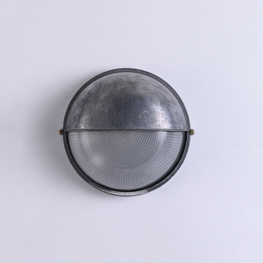 Aldric Retro Industrial Outdoor Glass Wall Lamp