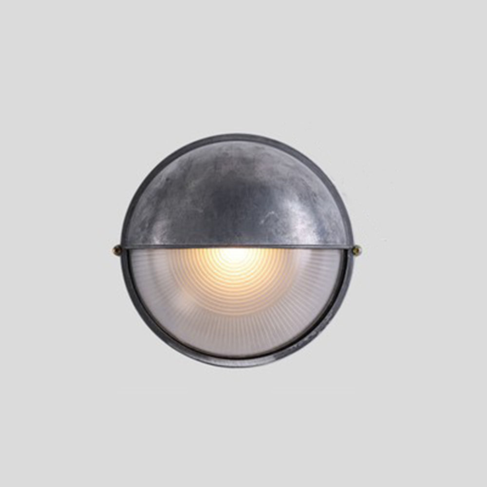 Aldric Retro Industrial Outdoor Glass Wall Lamp