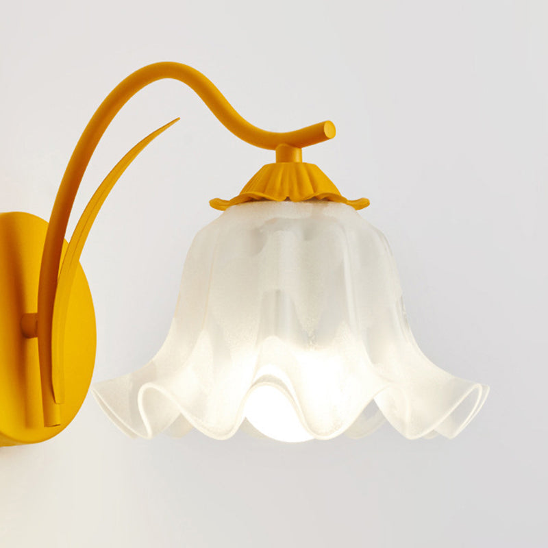 French Flower Wall Sconce Light