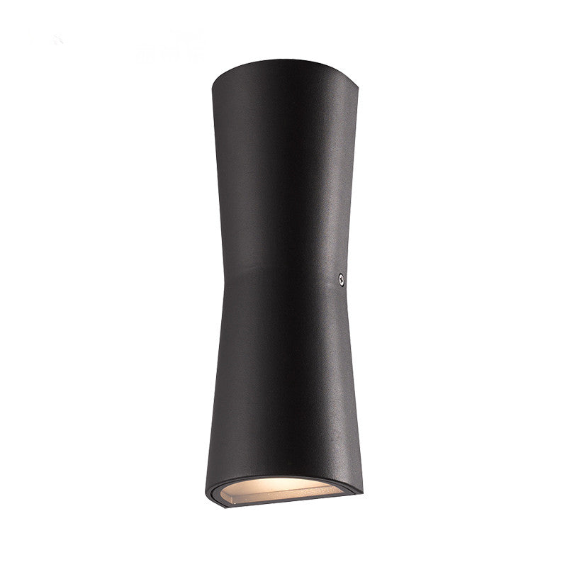 Minimalist Torch Metal Acrylic LED Outdoor Wall Lamp