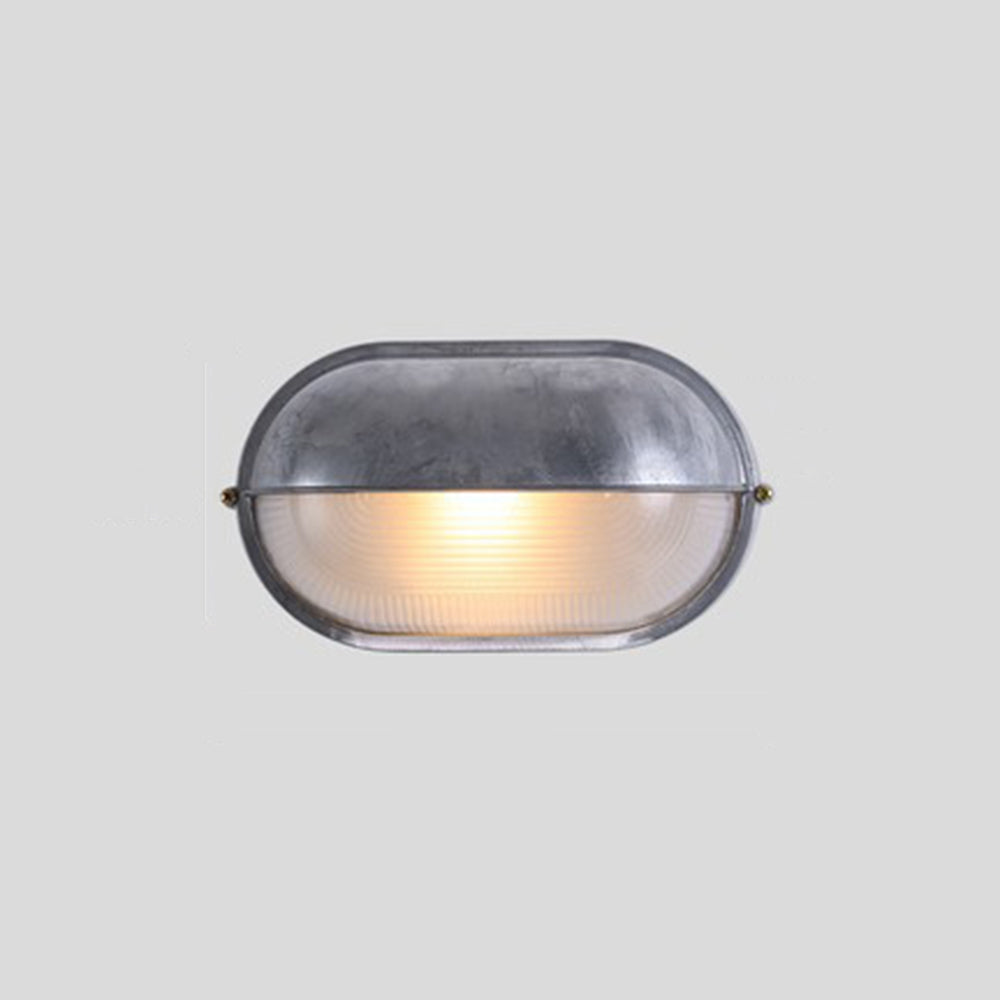 Aldric Retro Industrial Outdoor Glass Wall Lamp