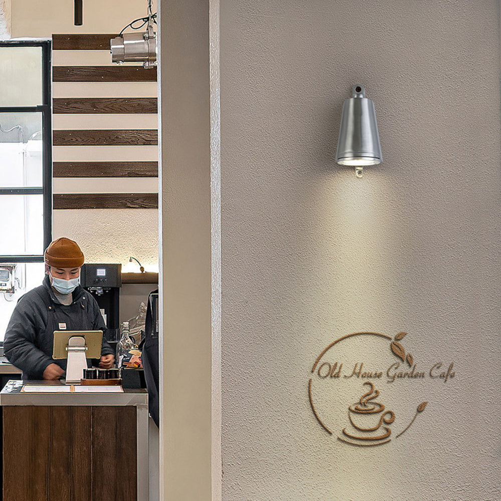 Industriële metalen klokvormige IP65 waterdichte buitenwandlamp