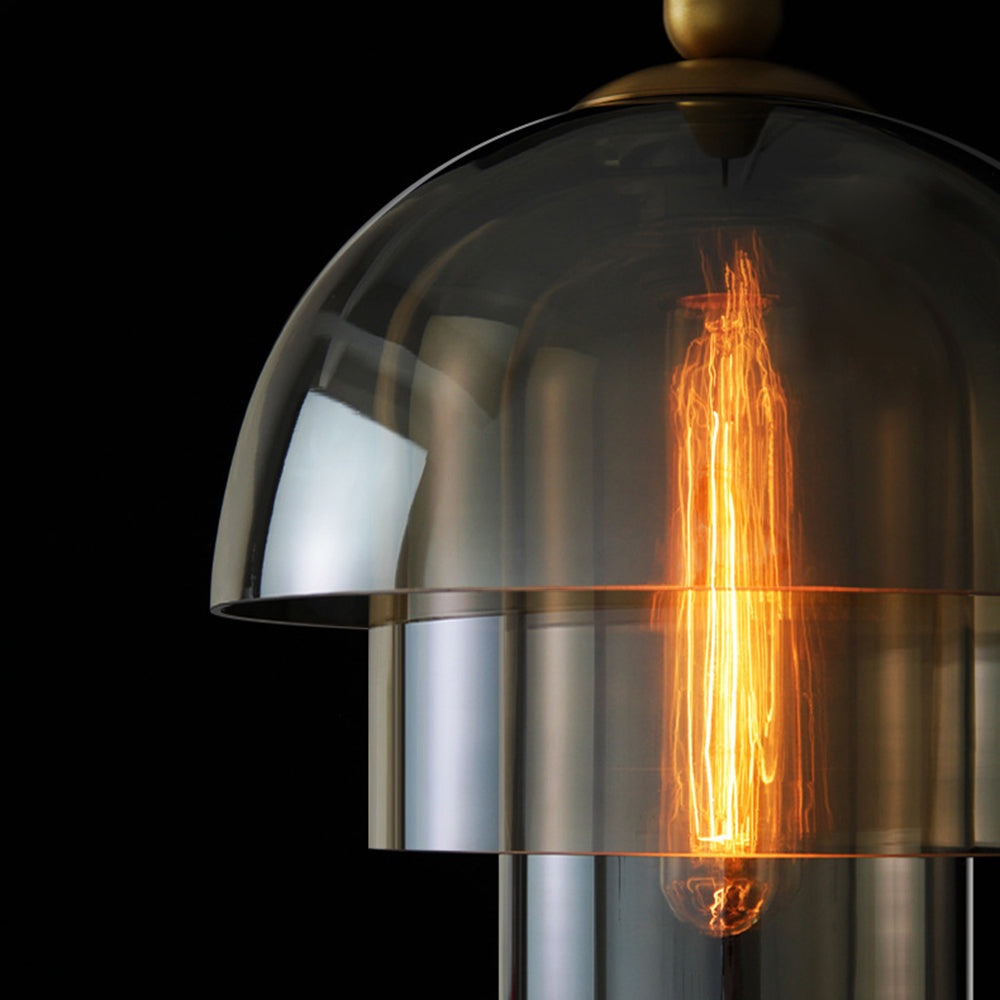 Clued Creative Minimalist Dome Glass Pendant Light