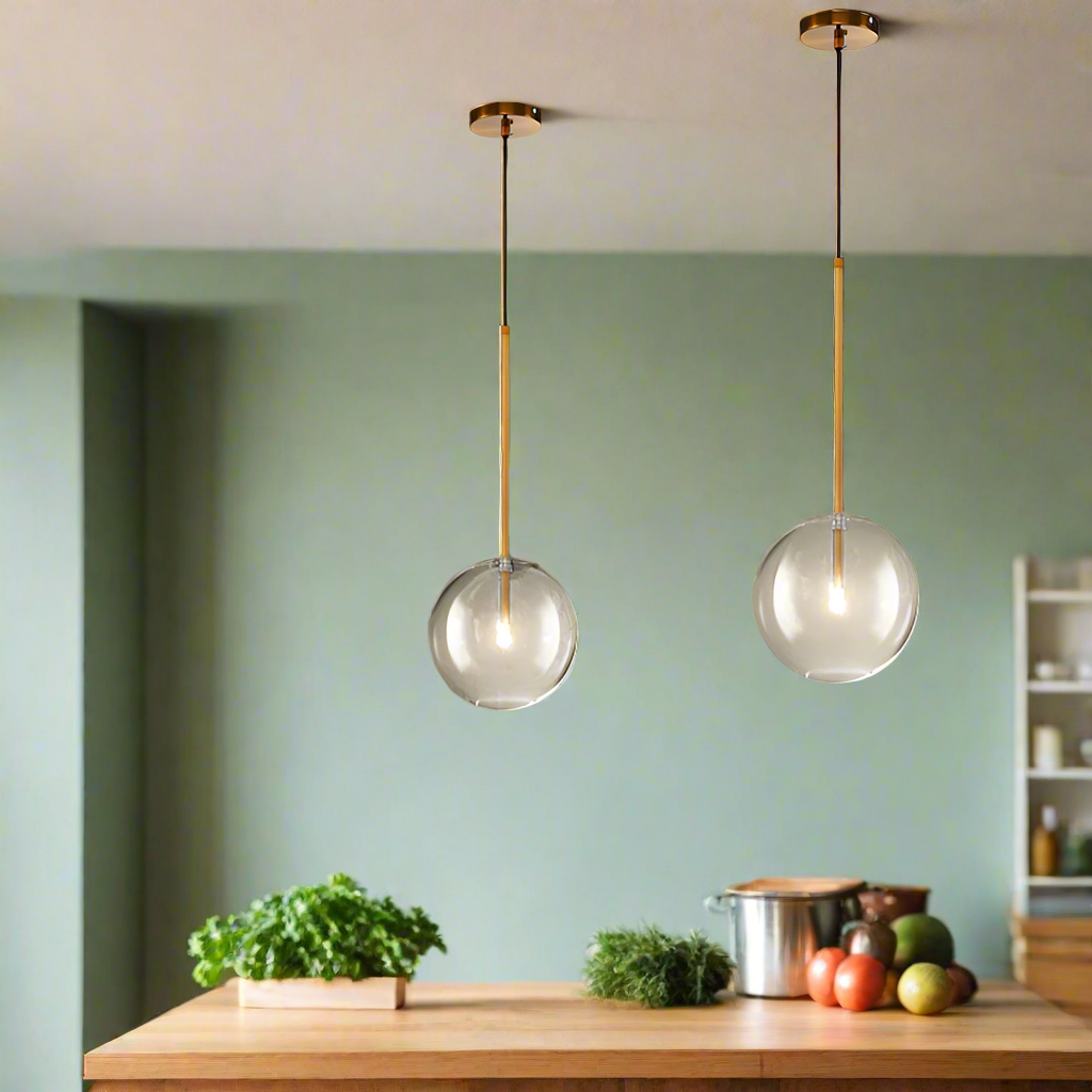 Luminara Sphere Modern Nordic Glass Pendant Light