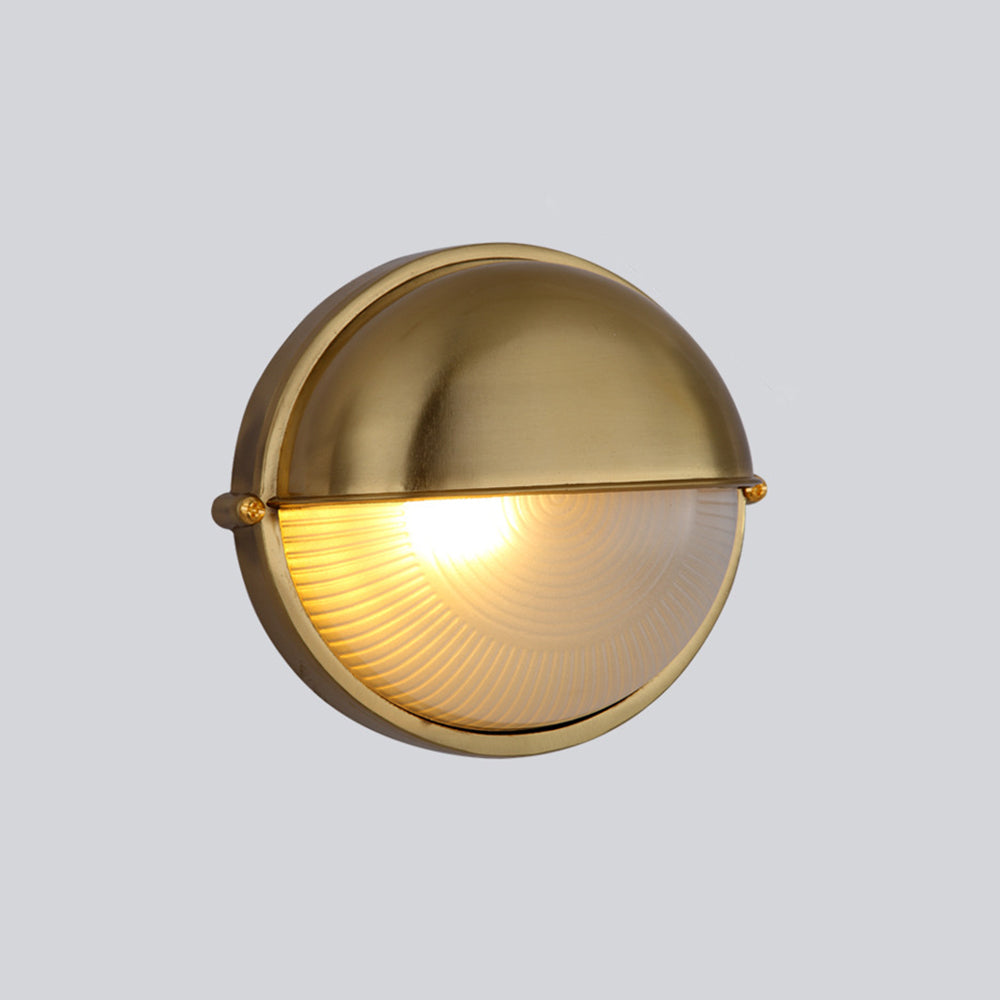 Aldric Retro Industrial Outdoor Glass Wall Lamp