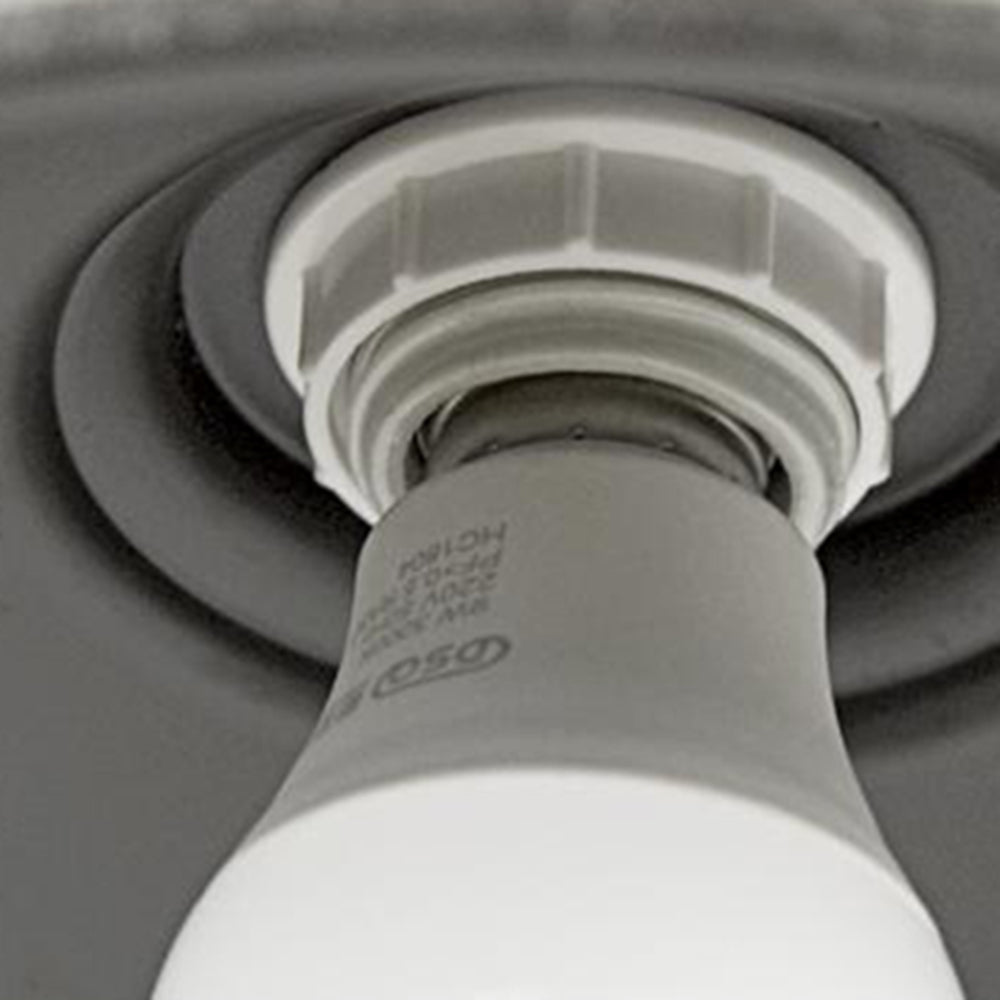 Industrial Bowl Shaped Iron Outdoor Wall Light