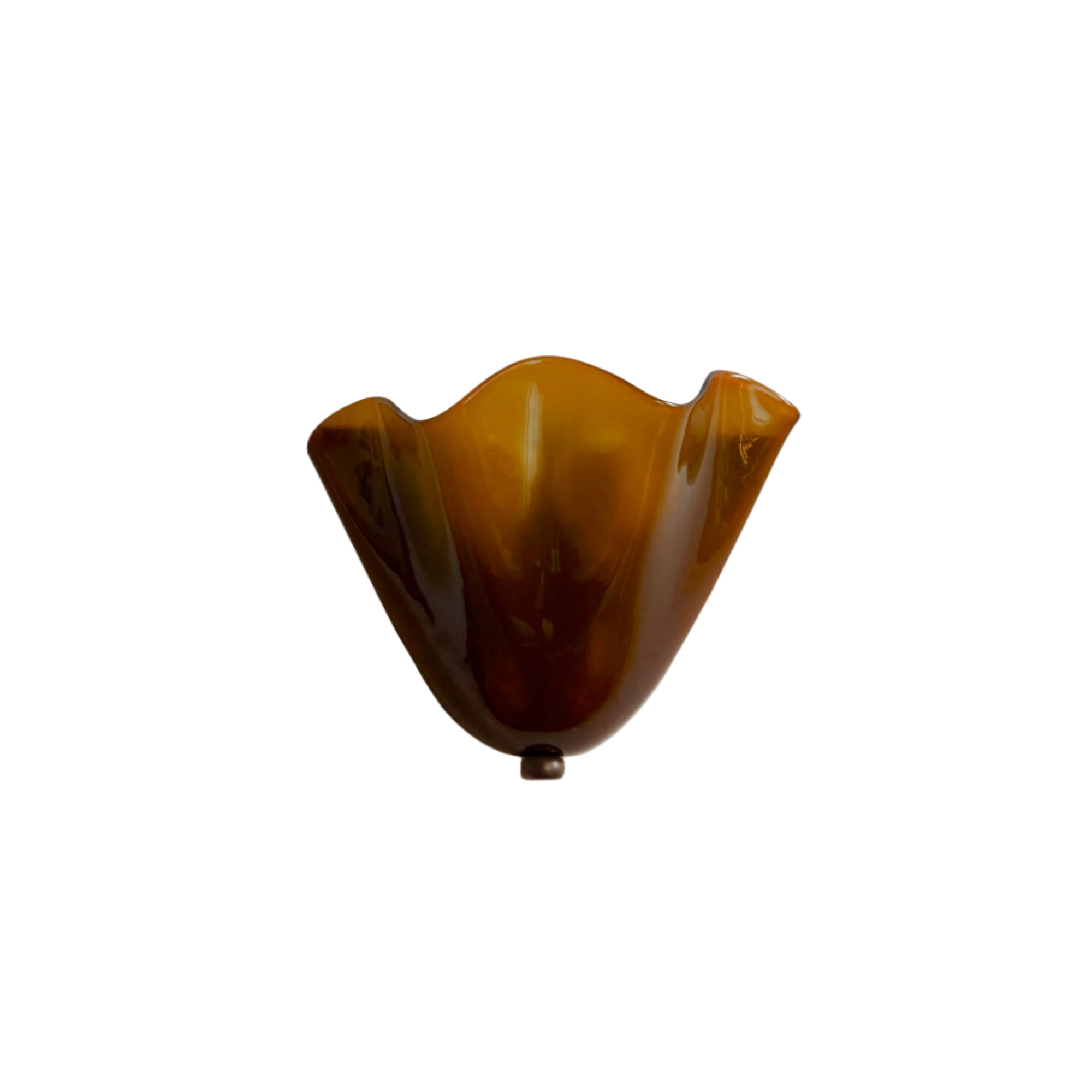 Skirt Series Retro Colored Glass Skirt Shell Wall Light