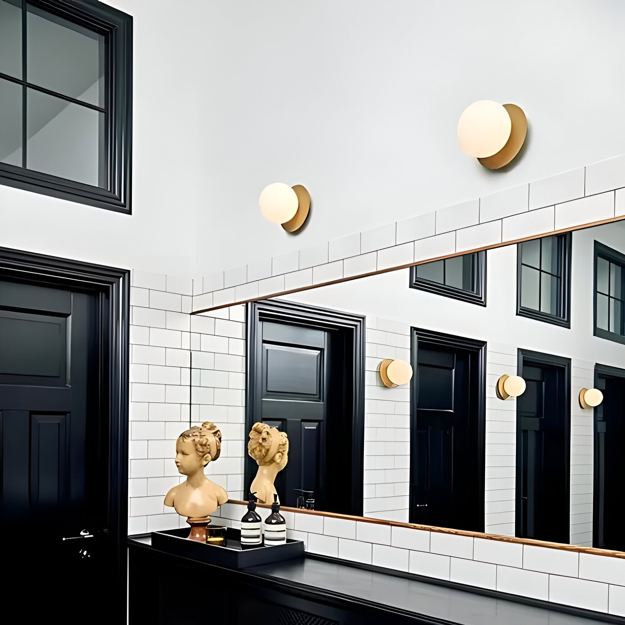 Brilliant Dawn Modern Glass Wall Lamp