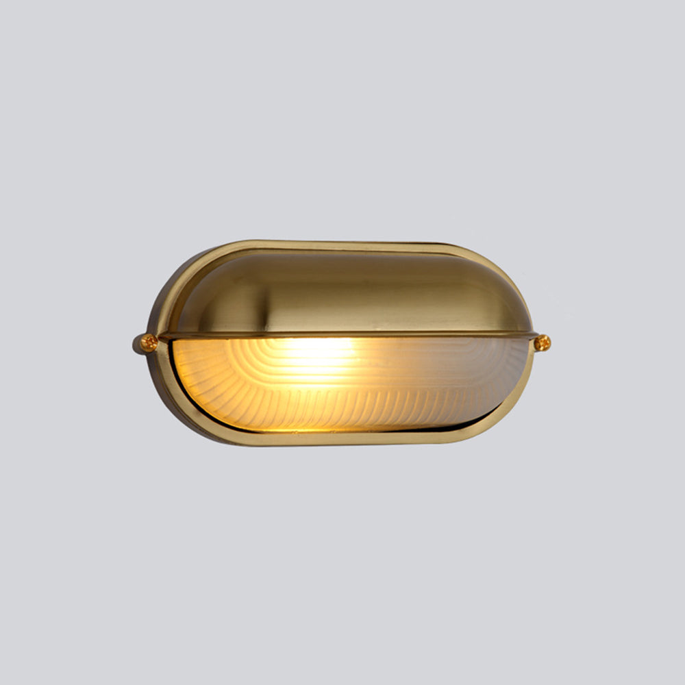 Aldric Retro Industrial Outdoor Glass Wall Lamp