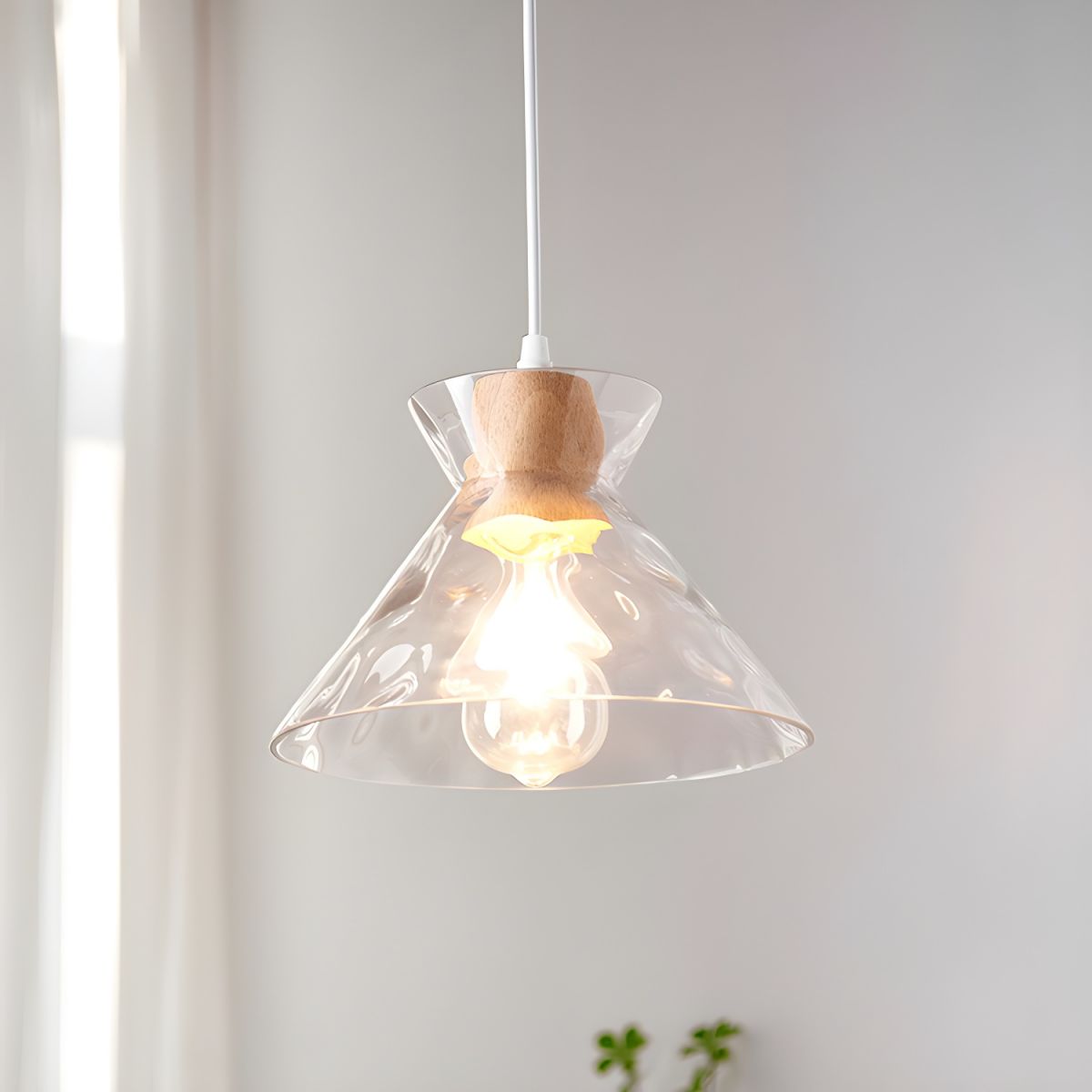 Nordic Clear Glass Pendant Light