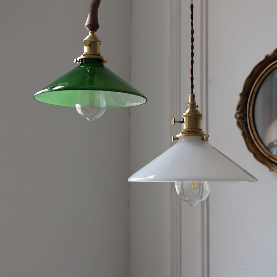 Shanghai Luxe Retro Glass Pendant Light