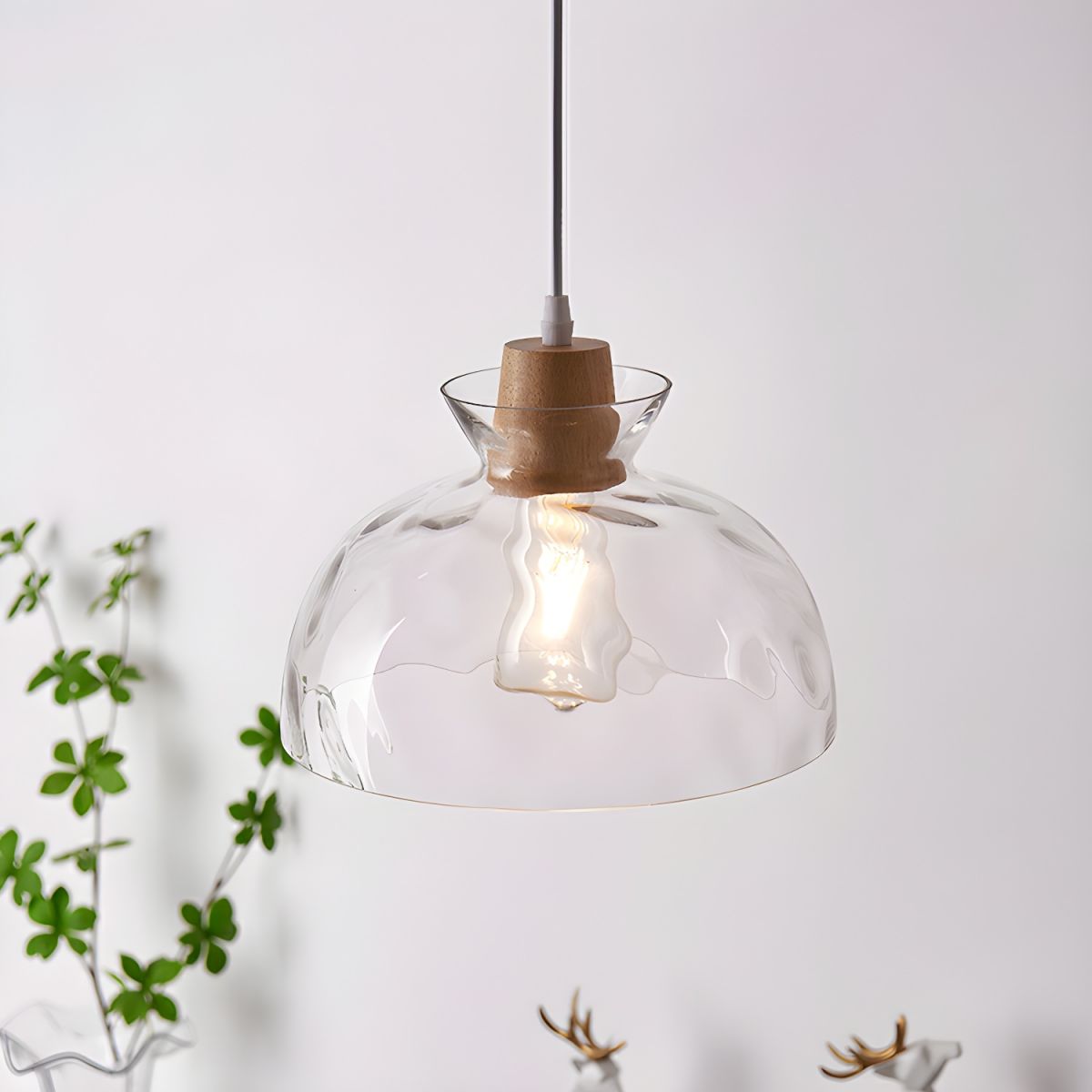 Nordic Clear Glass Pendant Light