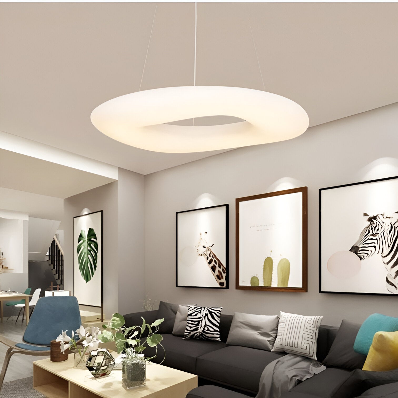 Nordic Oval Shape Stylish Pendant Light