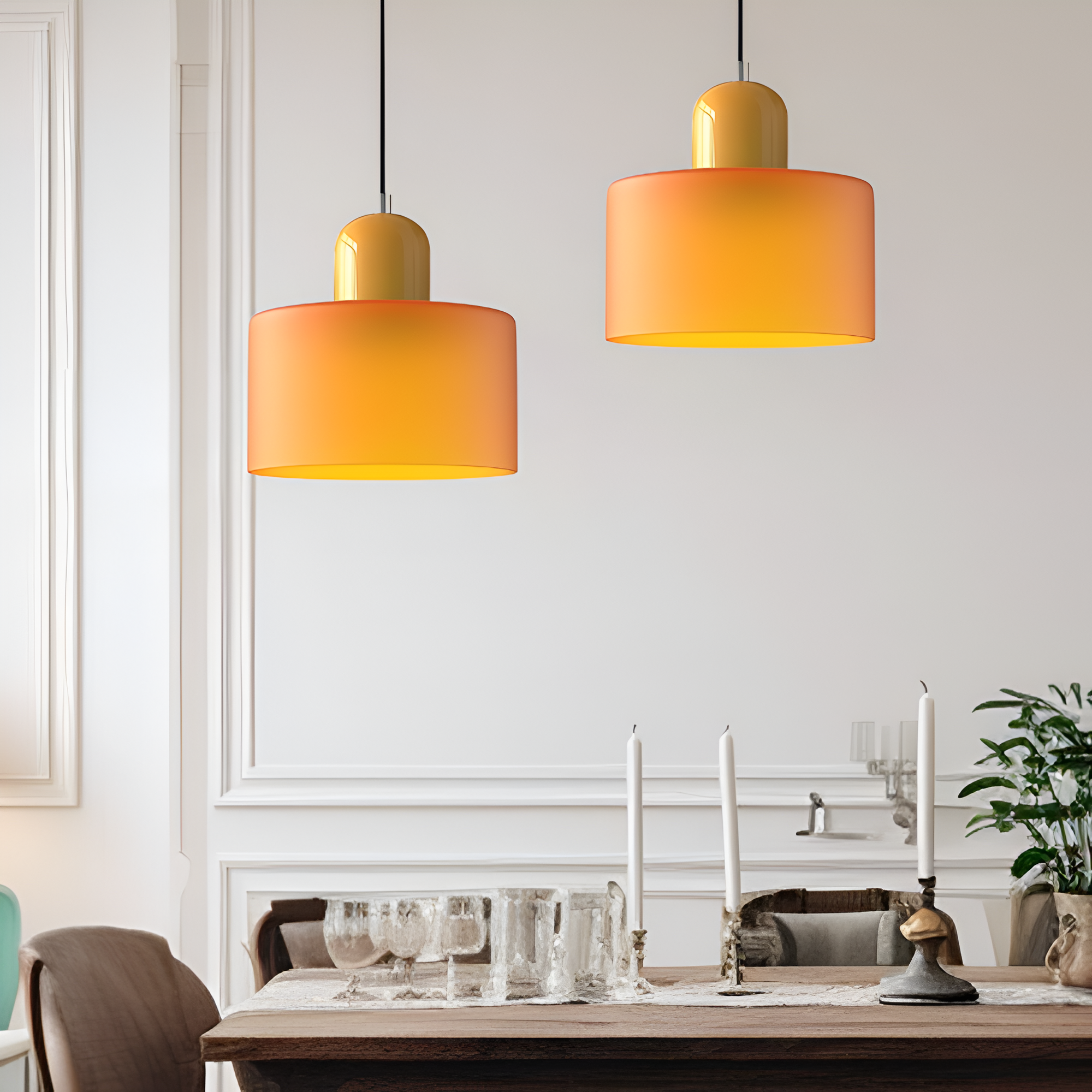 Nordic Glass Shade Pendant Light