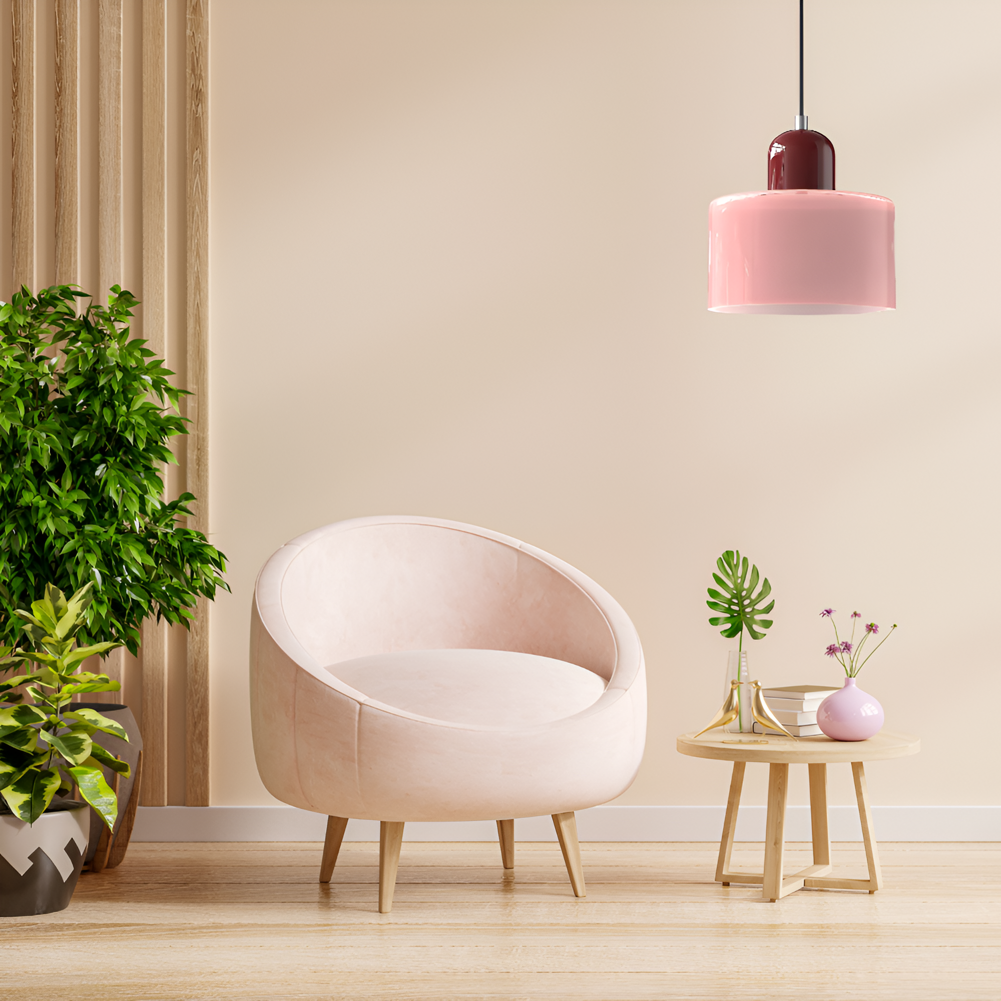 Nordic Glass Shade Pendant Light