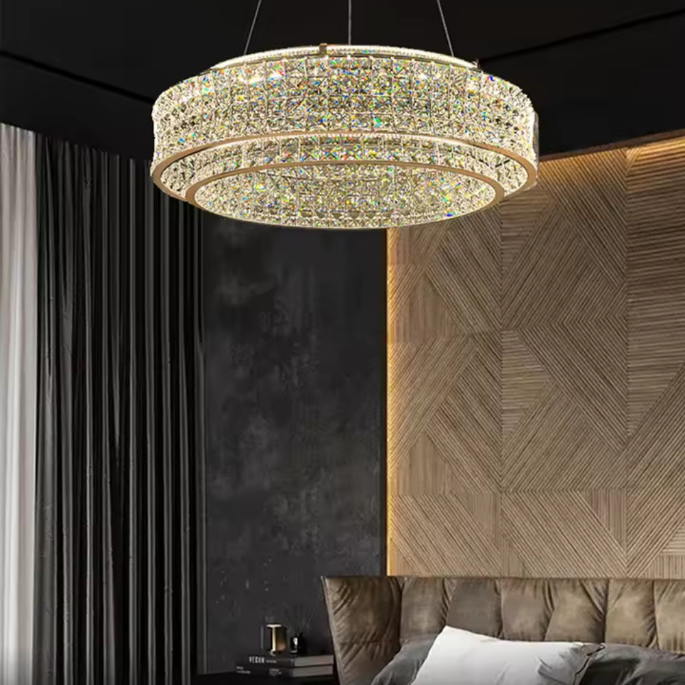 Vercellese Clear Crystal Chandelier
