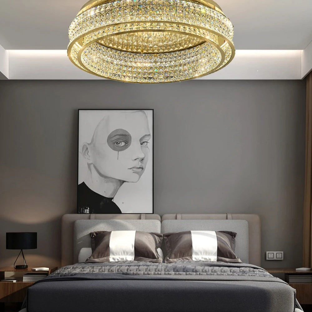 Vercellese Clear Crystal Chandelier