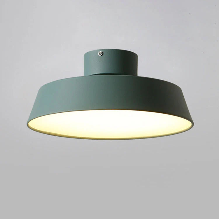 Lampada da soffitto a LED rotonda in alluminio minimalista nordico