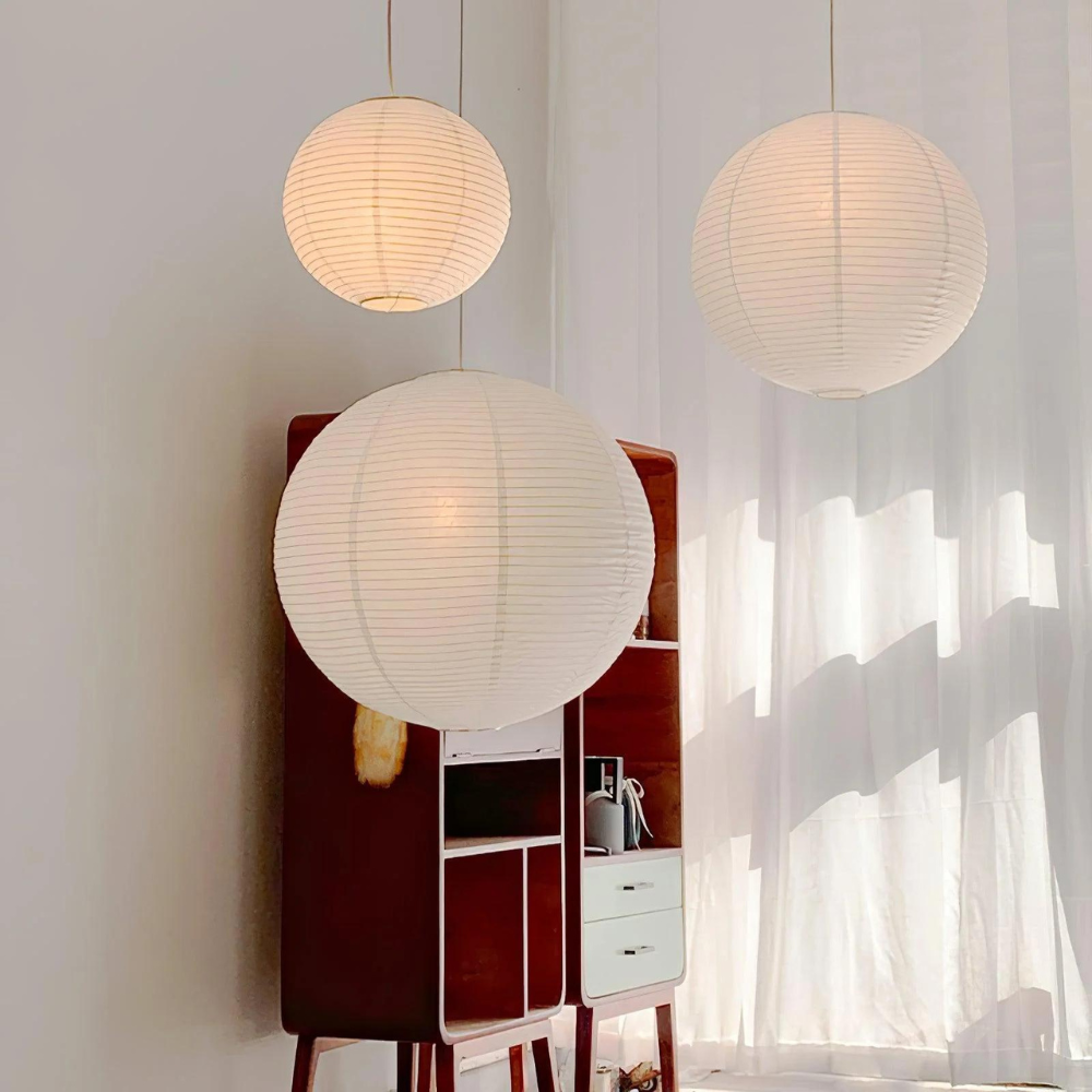 Sky Burst Japandi Paper Minimalist Ceiling Light