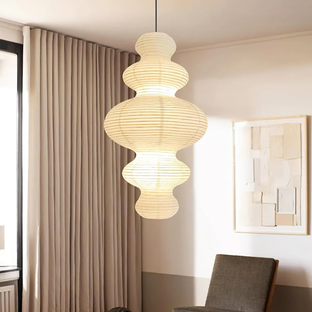 Meiji Rice Paper Japandi Pendant Light