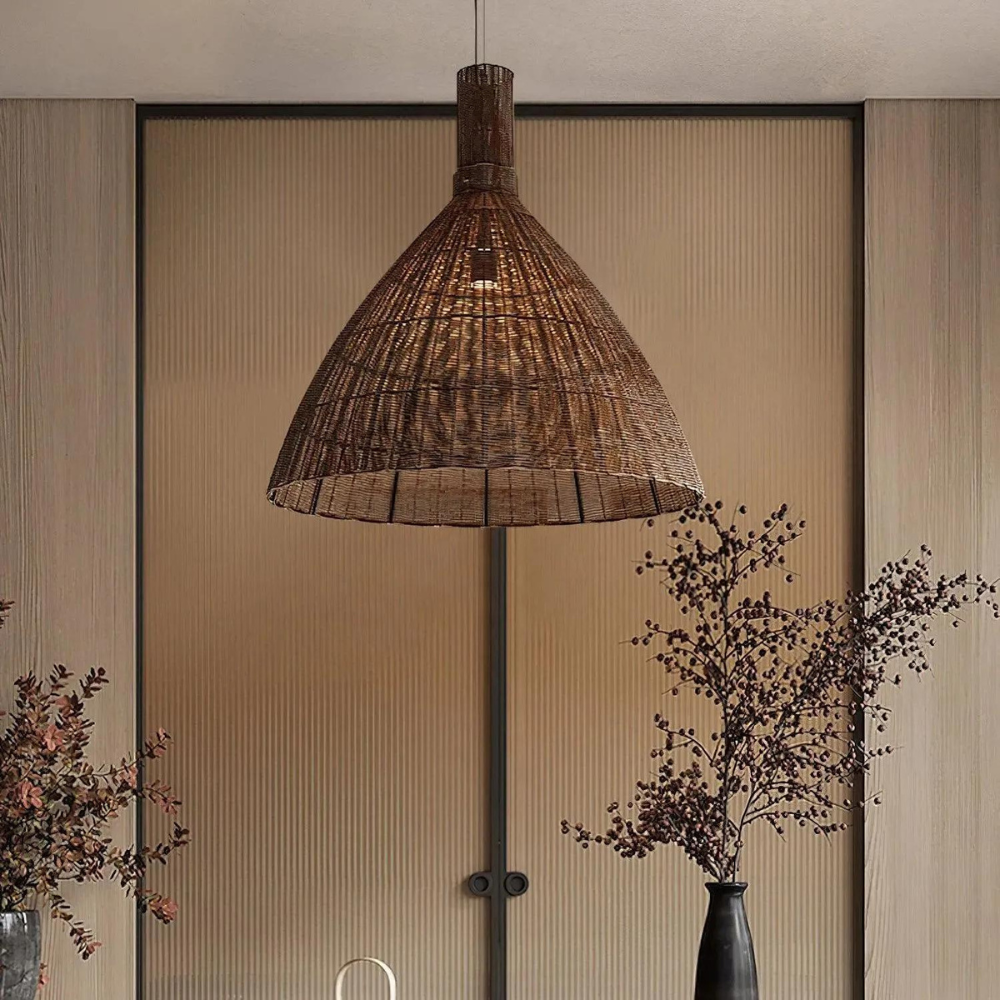 The Rattan Essence of the Islands Pendant Light