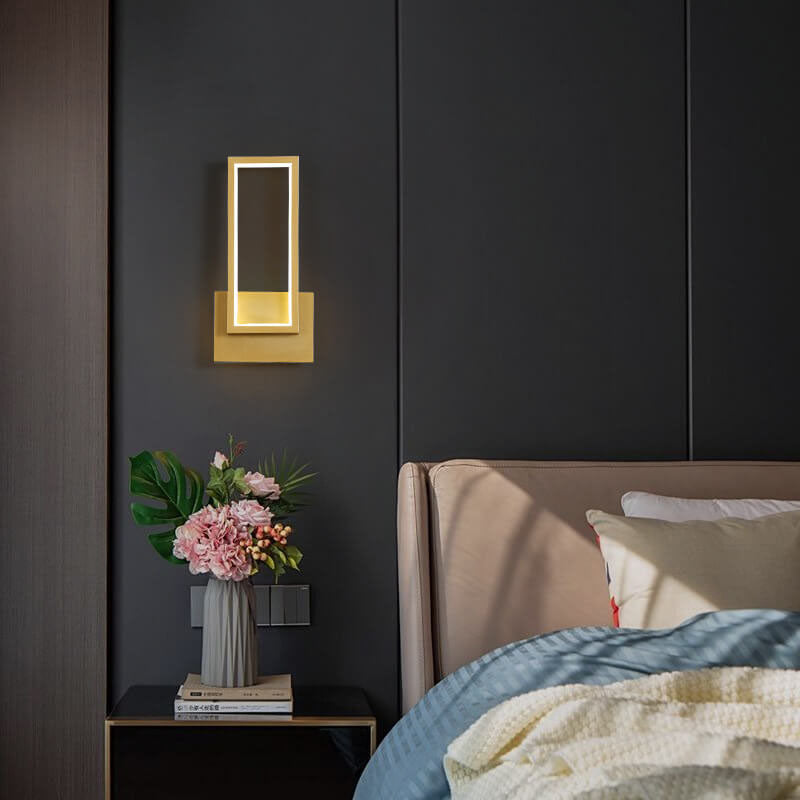 Luxurious Gold LED Light Minimalist Design