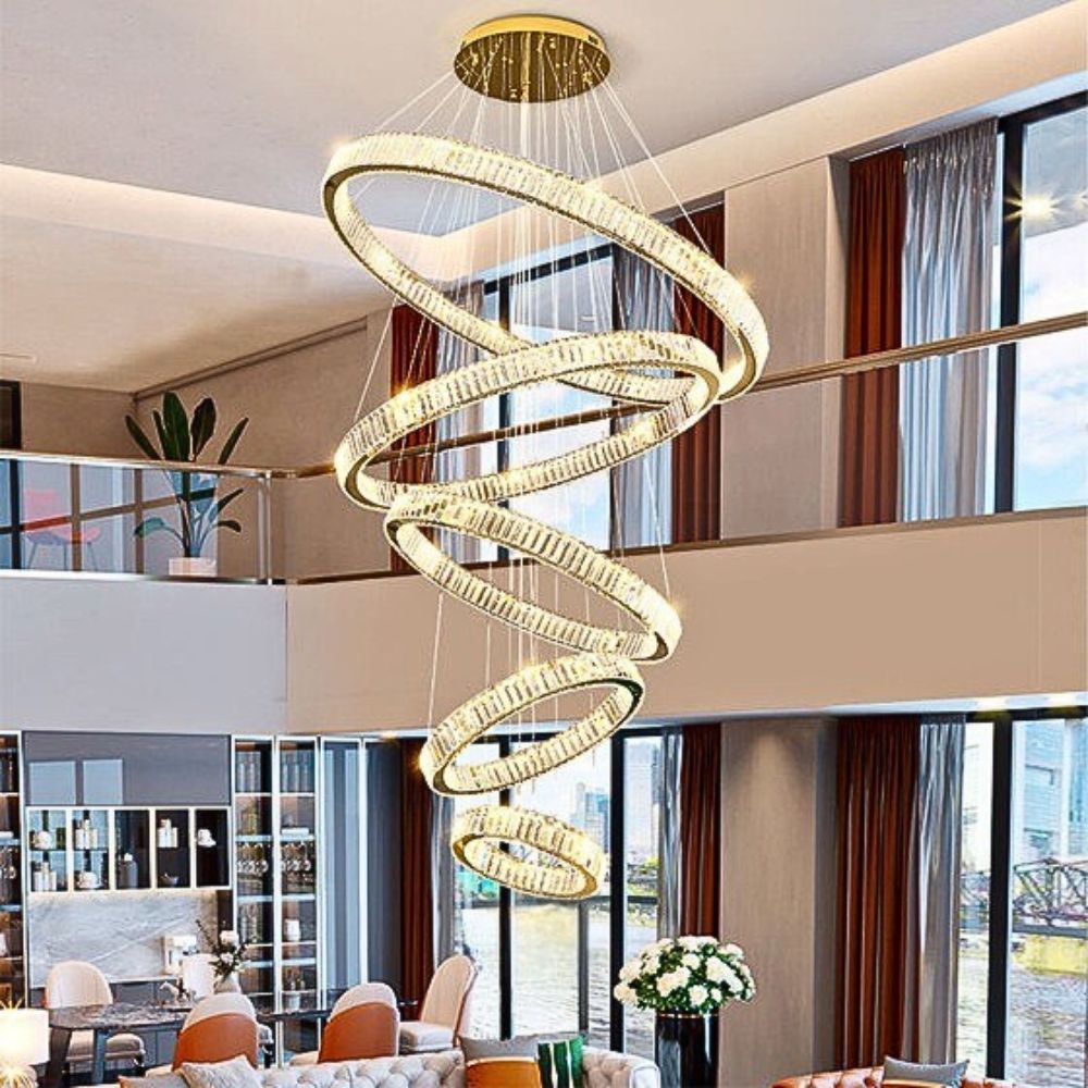 Nordic Ring Crystal Chandelier
