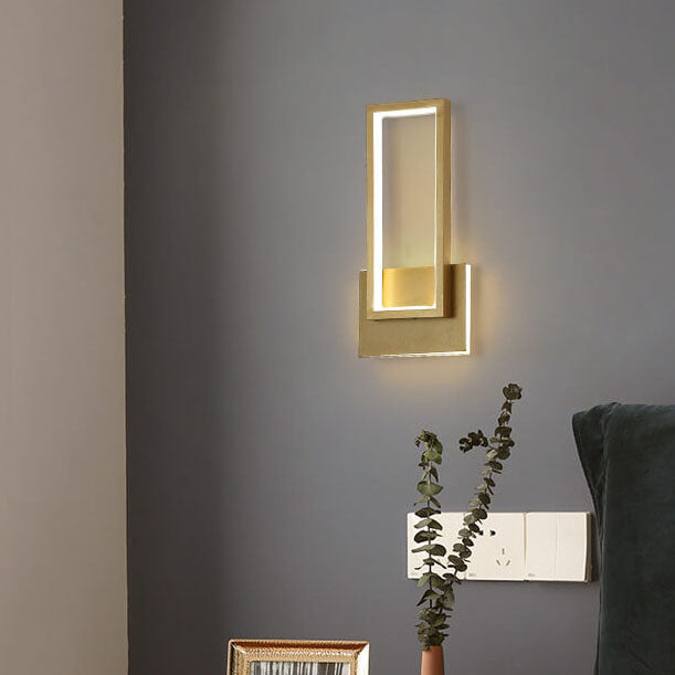 Luxurious Gold LED Light Minimalist Design