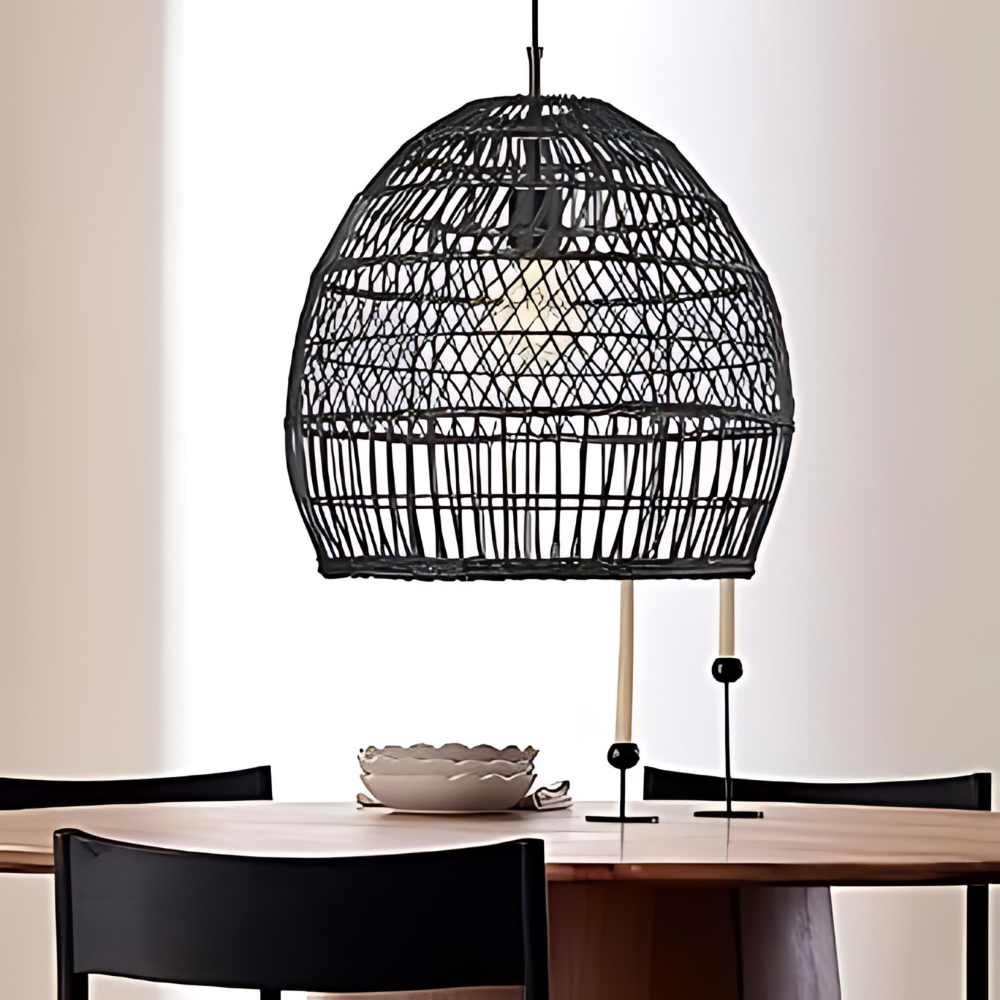 The Bohemian Thread Rattan Pendant Light
