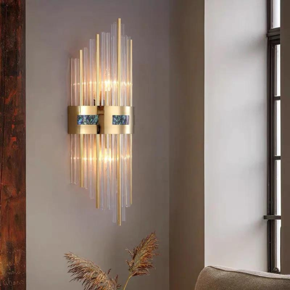 The Sparkling Crystal Wall Light