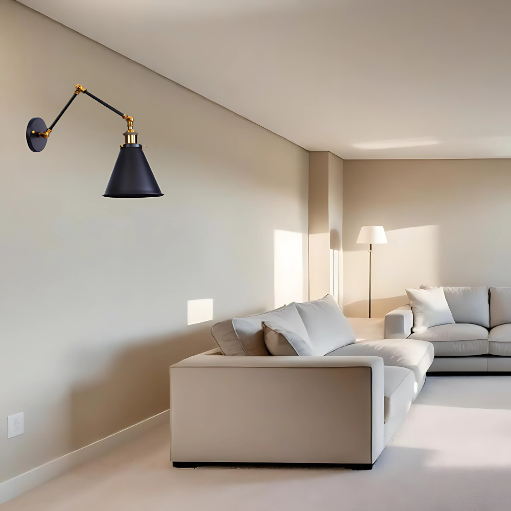 Marzella Industrial Retro Iron Vintage Wall Lamp