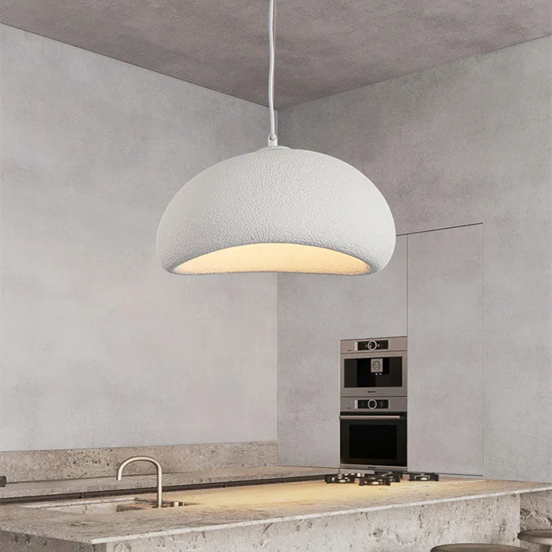Nordic Wabi Sabi Fiberglass Pendant Light