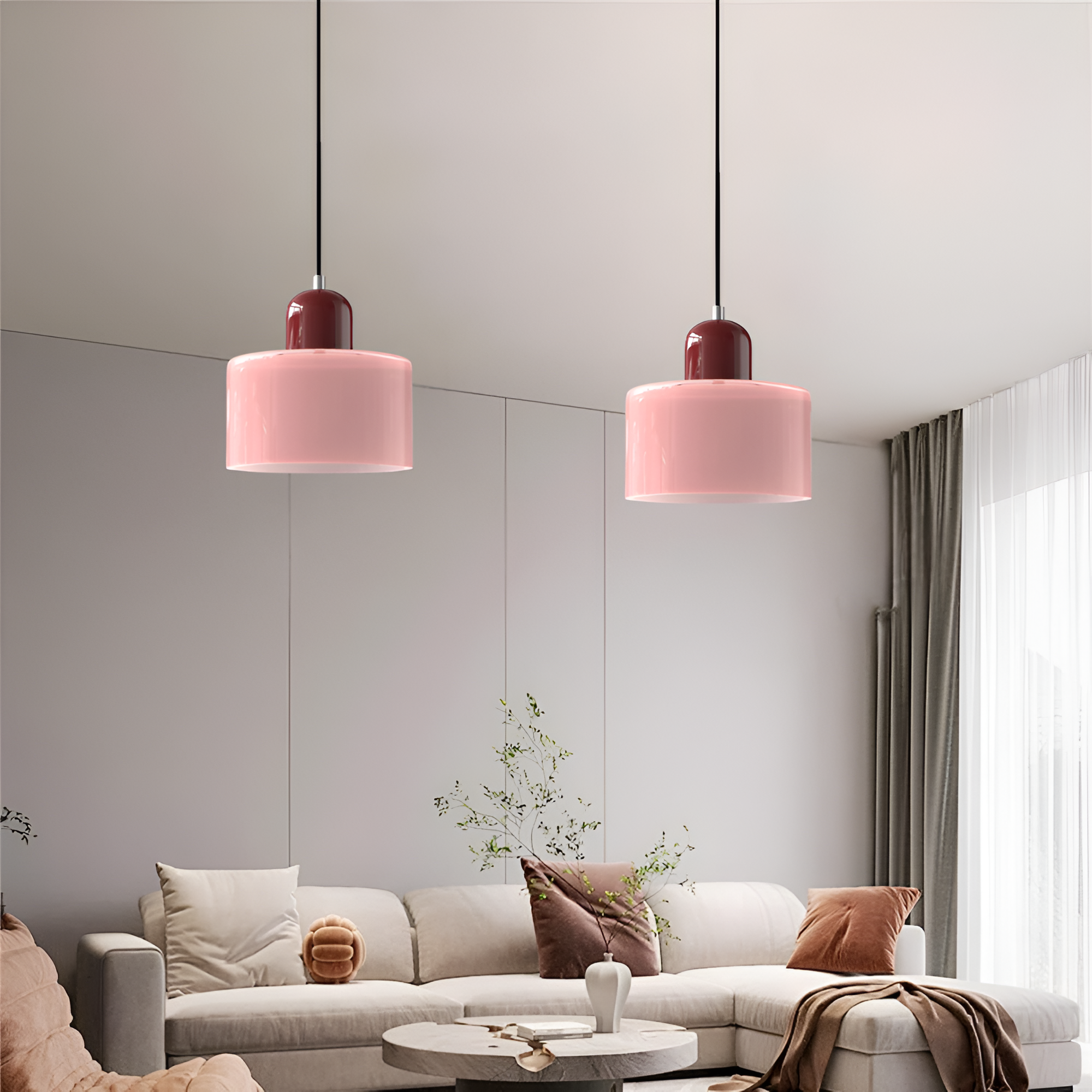 Nordic Glass Shade Pendant Light
