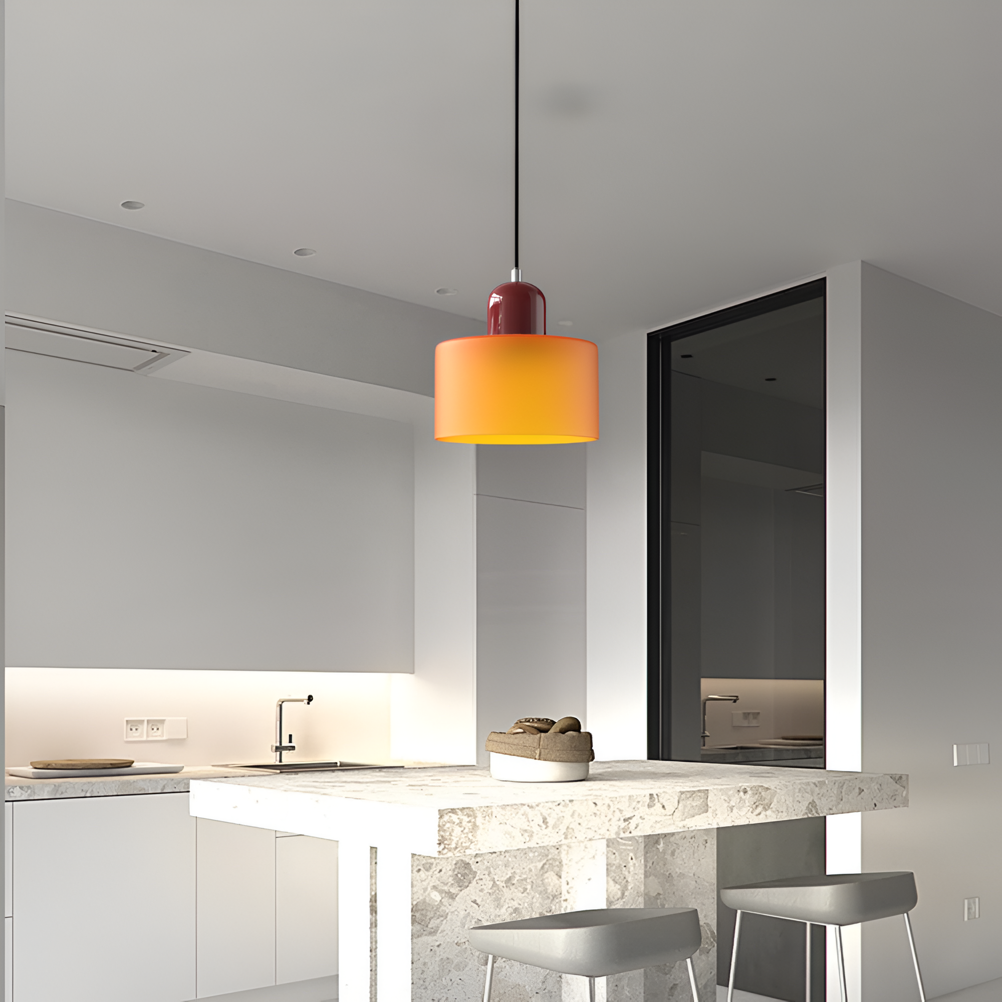 Nordic Glass Shade Pendant Light