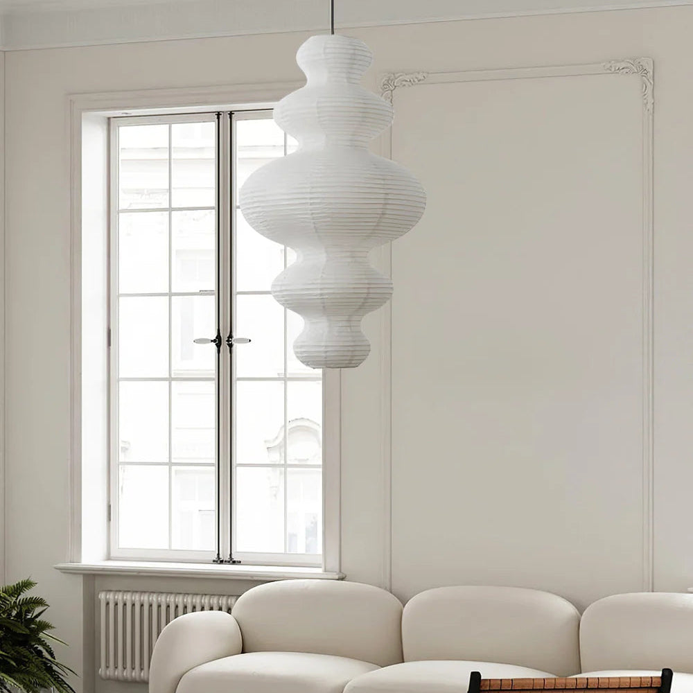 Meiji Rice Paper Japandi Pendant Light