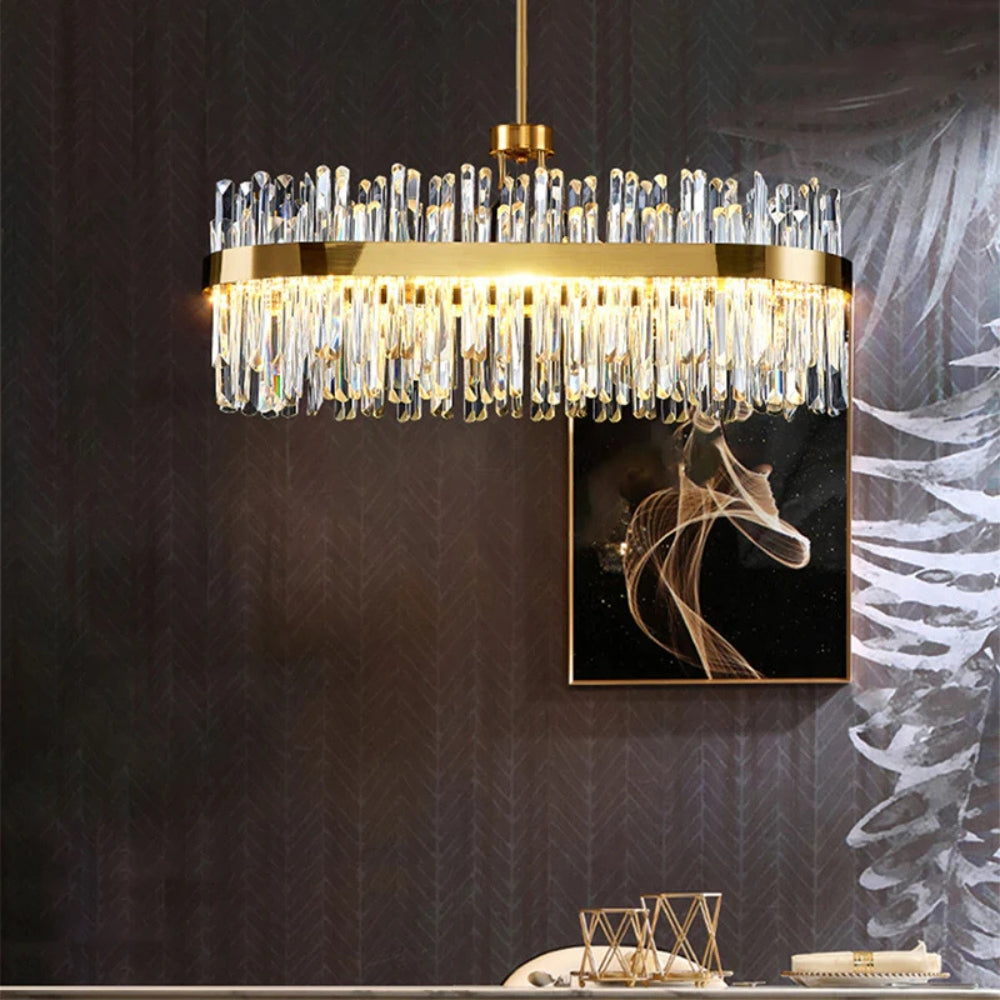 Squillo Nordic Glass Crystal Chandelier