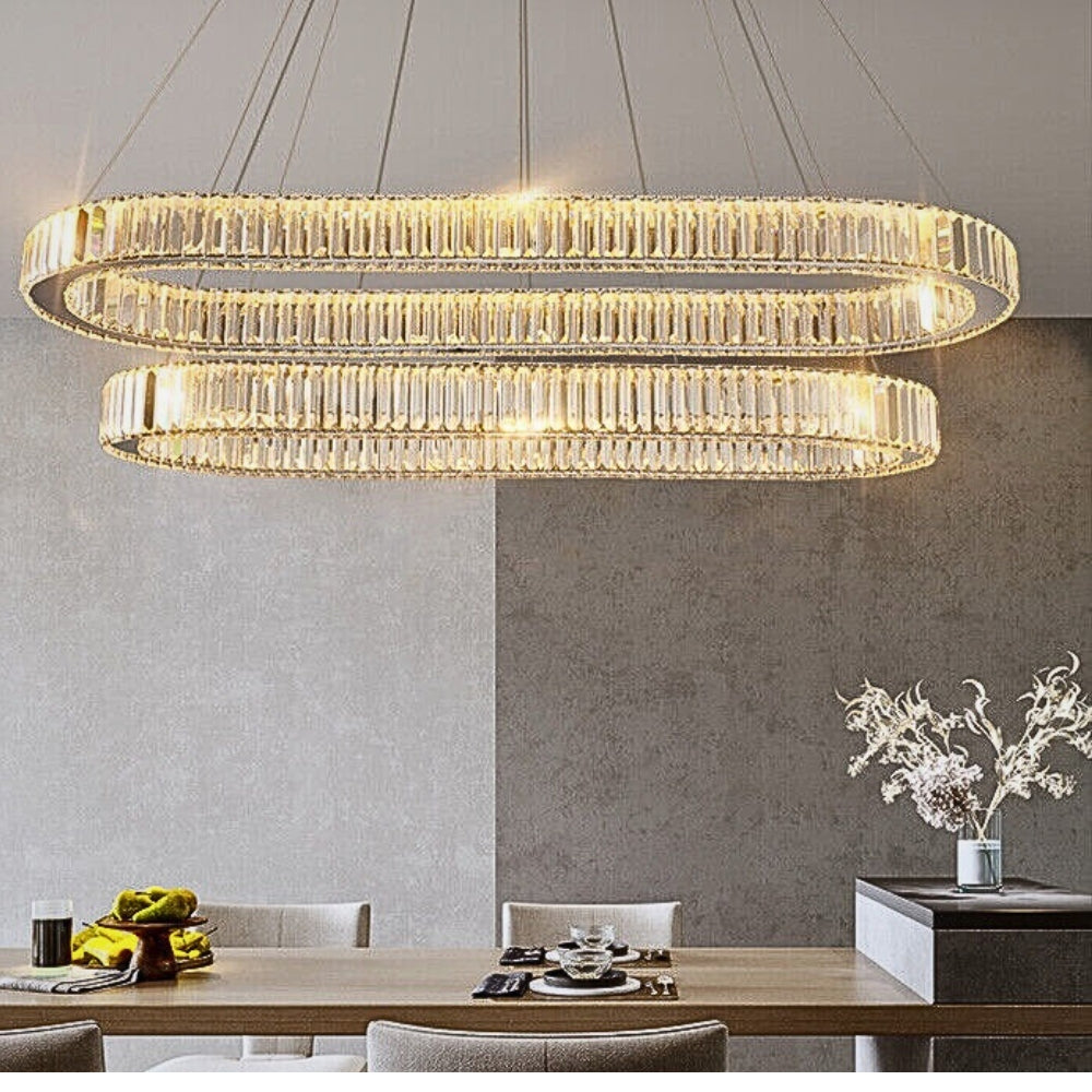 Nordic Ring Crystal Chandelier