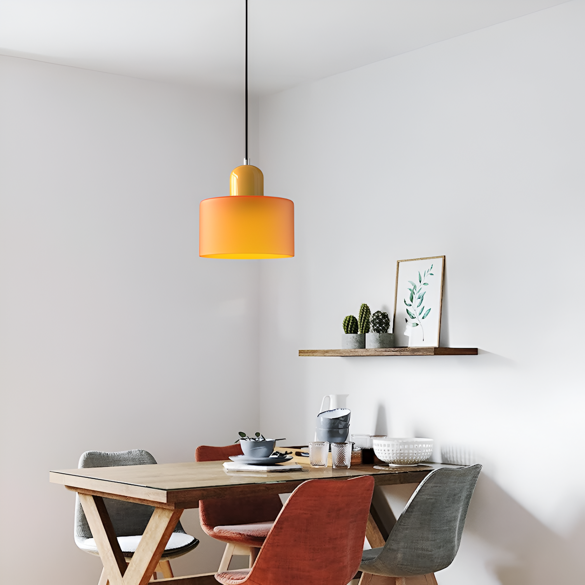 Nordic Glass Shade Pendant Light
