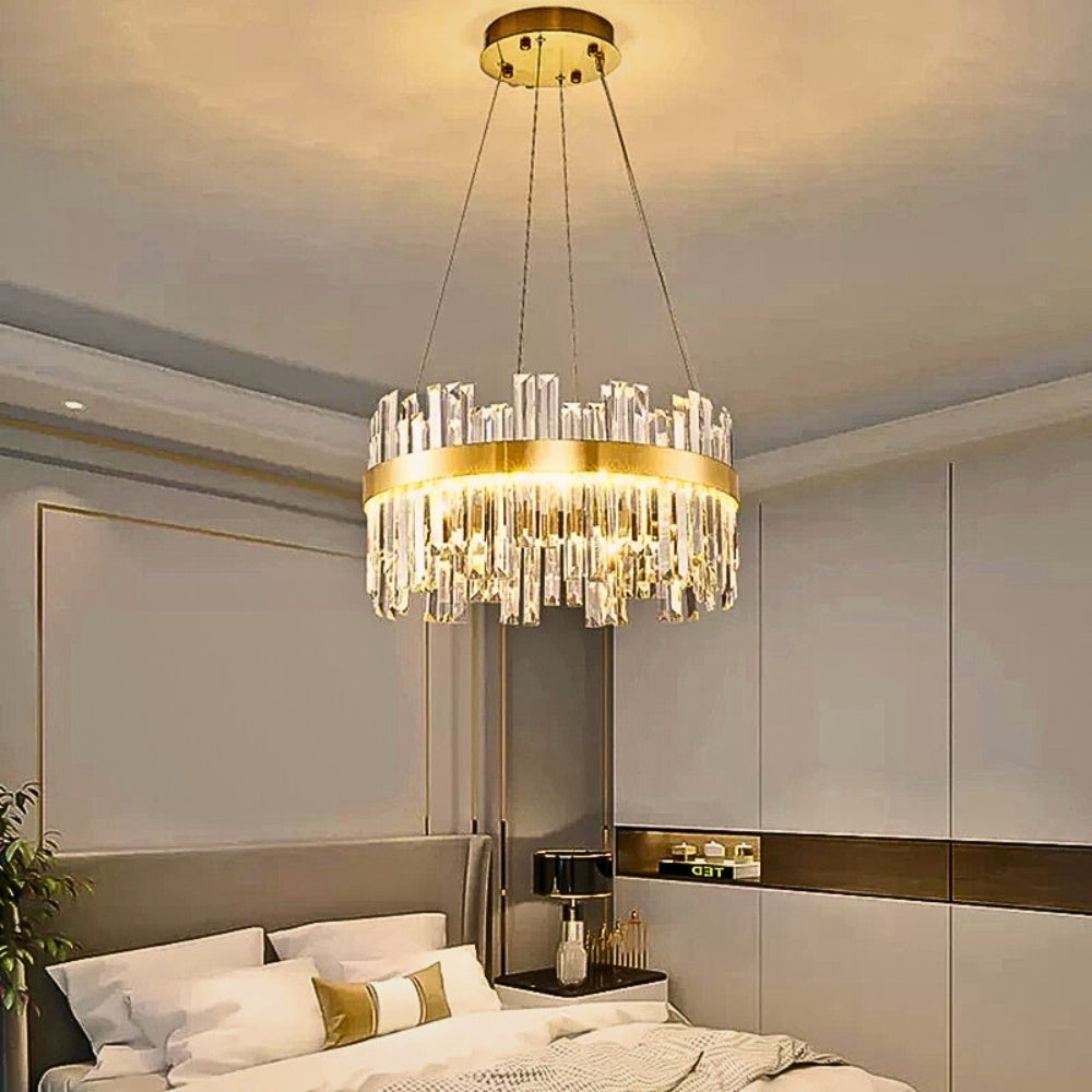 Squillo Nordic Glass Crystal Chandelier