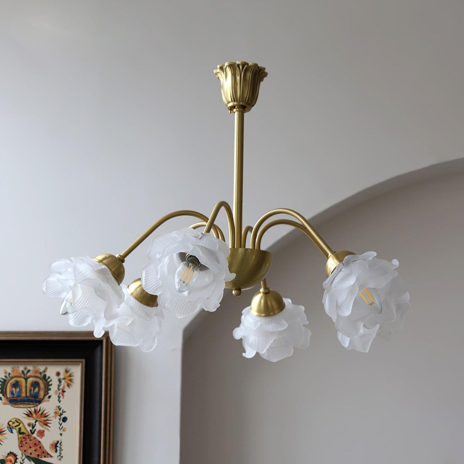 Luxurious Roses Pendant Light