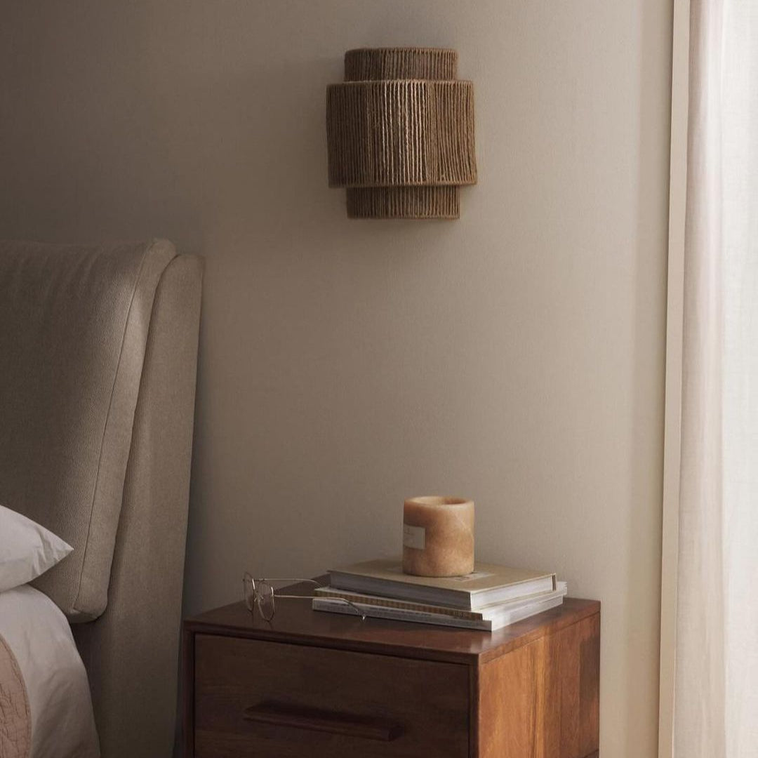 Bohemian Vintage Hand Woven LED Wall Light