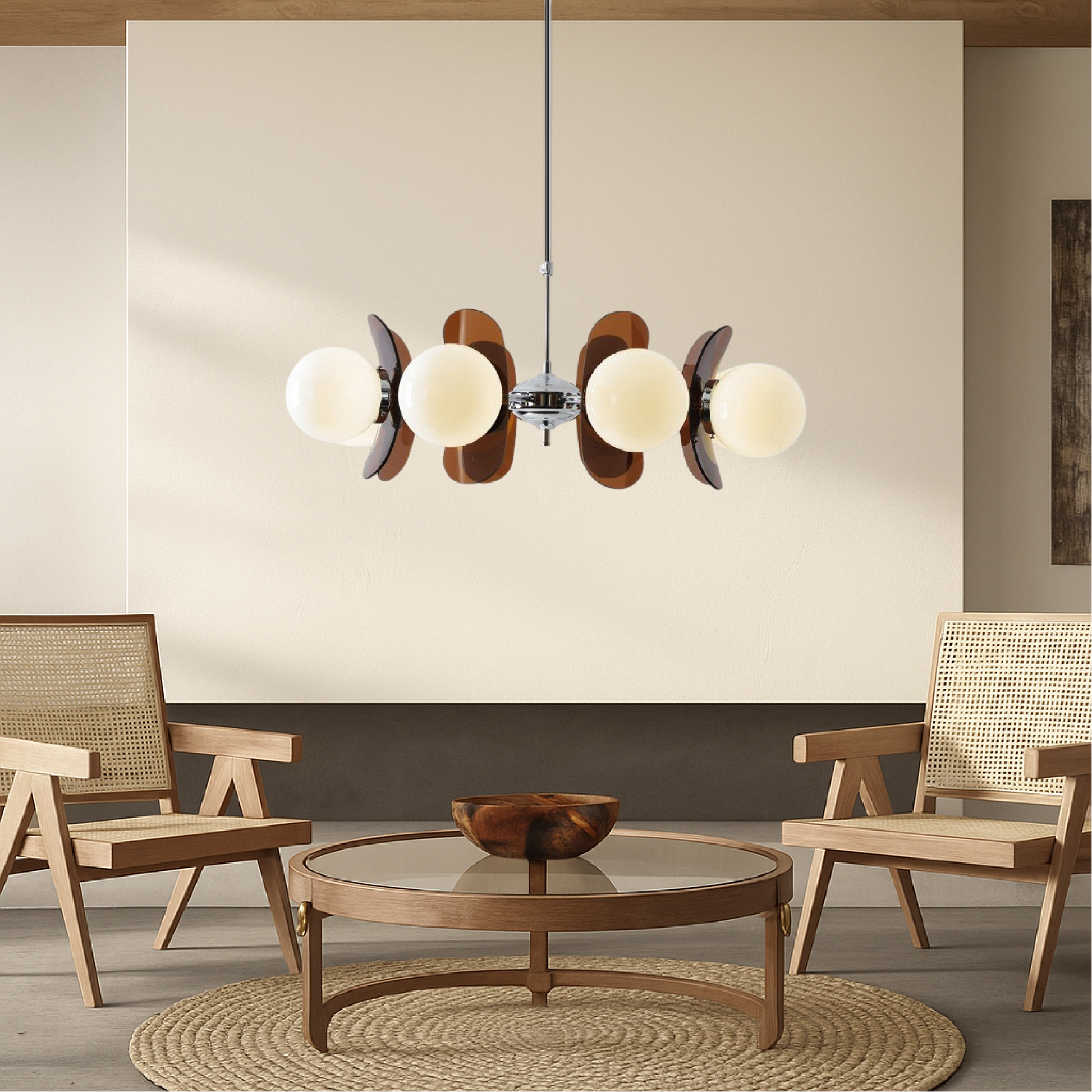 Aurelia Modern Bauhaus Glass Pendant Light