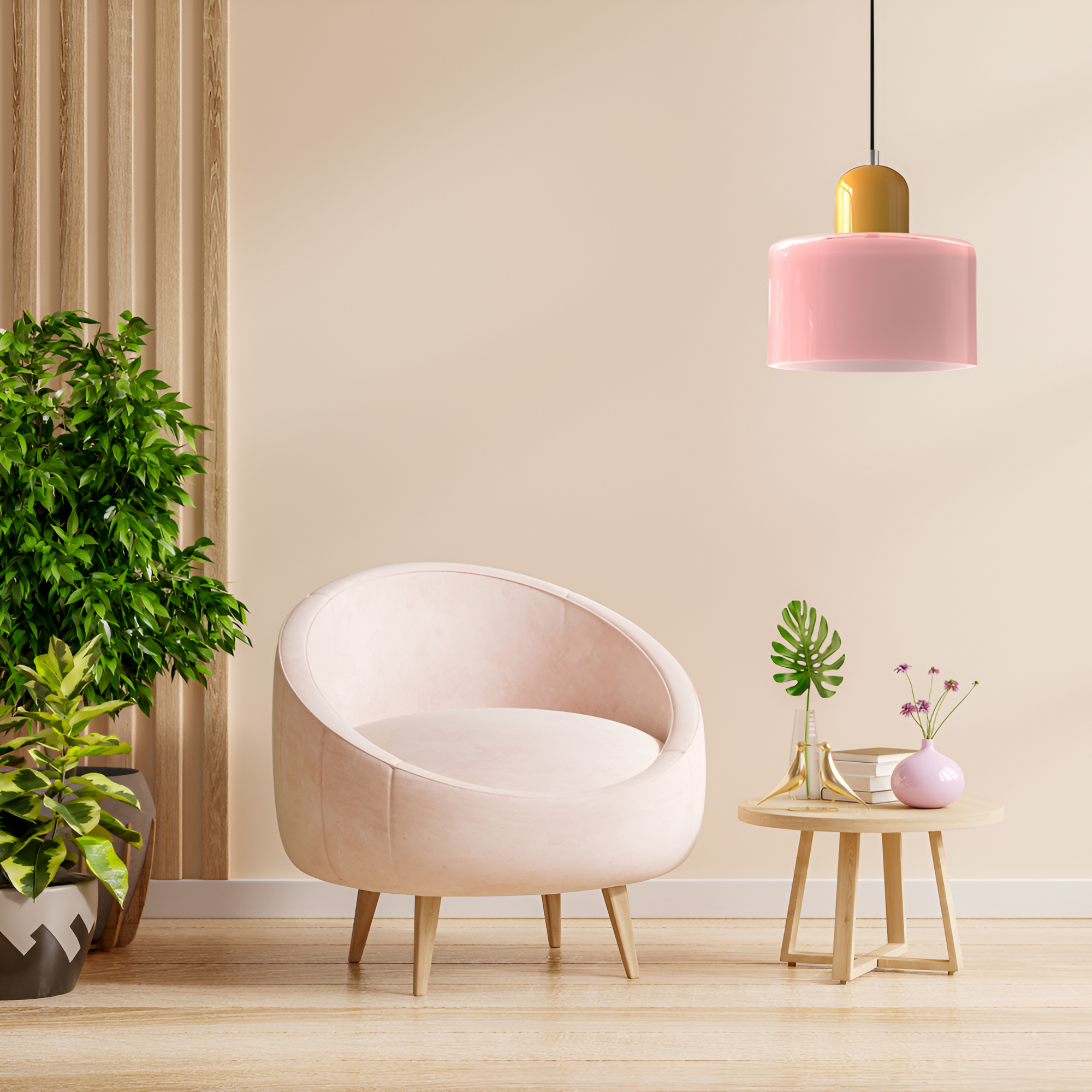 Nordic Glass Shade Pendant Light