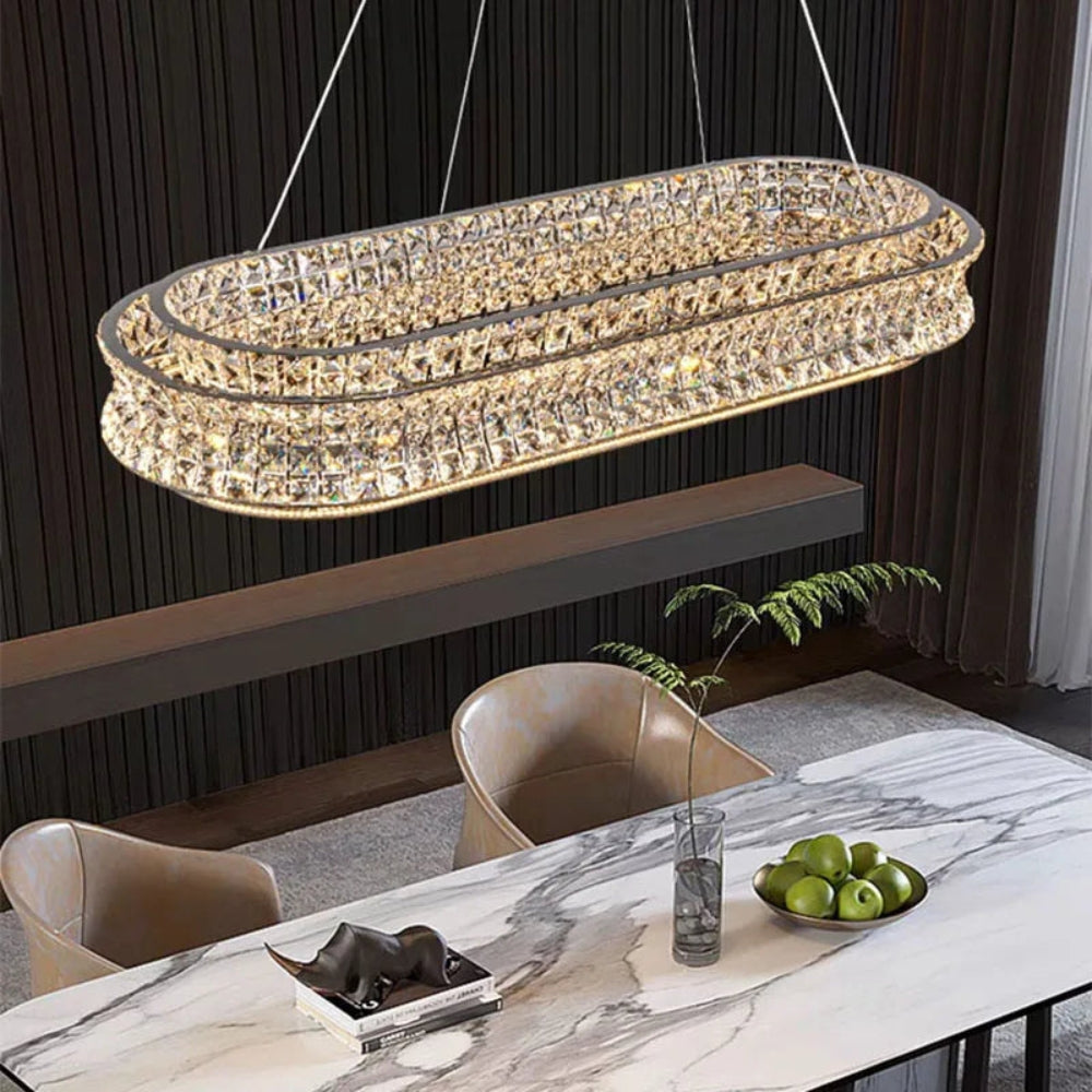 Vercellese Clear Crystal Chandelier