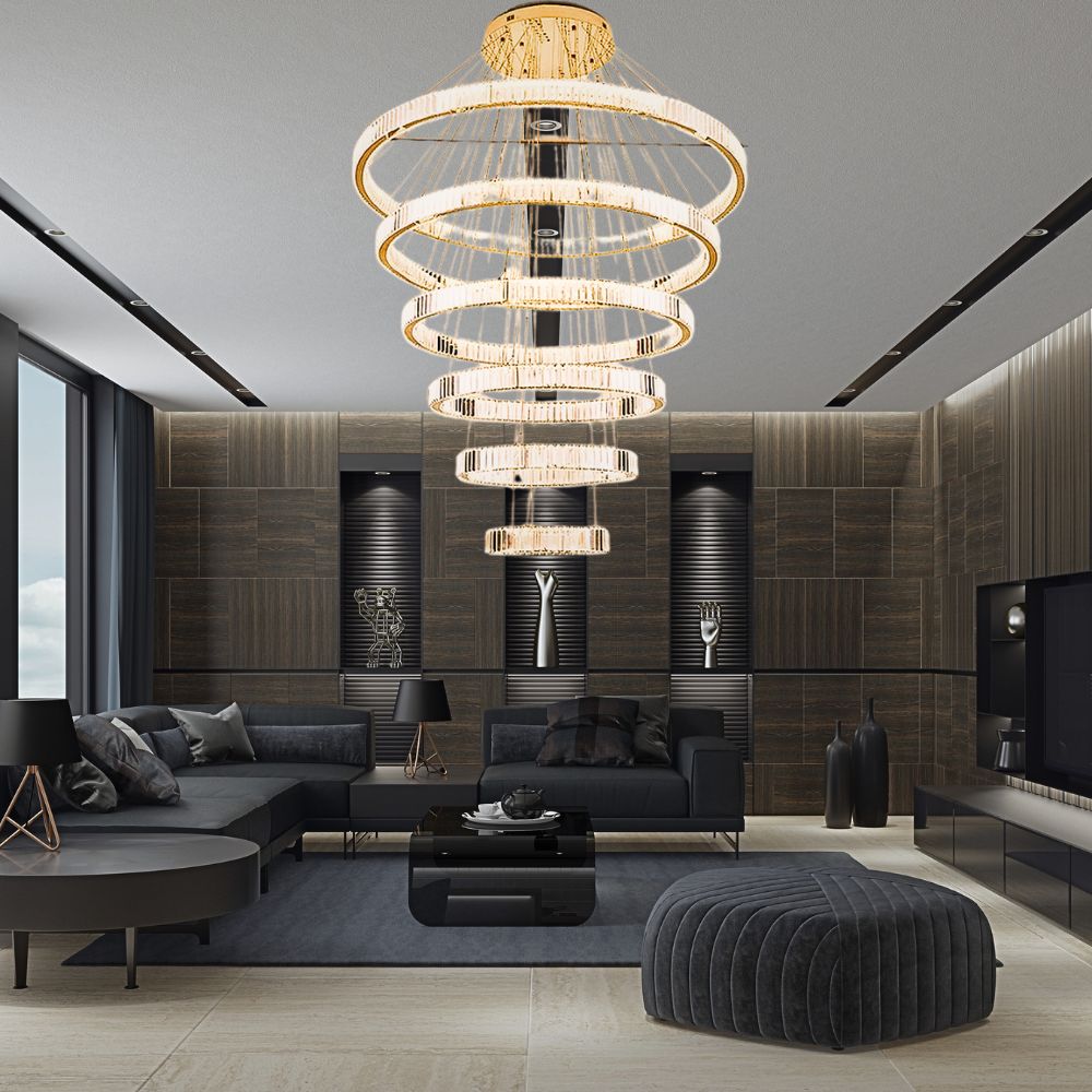 Nordic Ring Crystal Chandelier