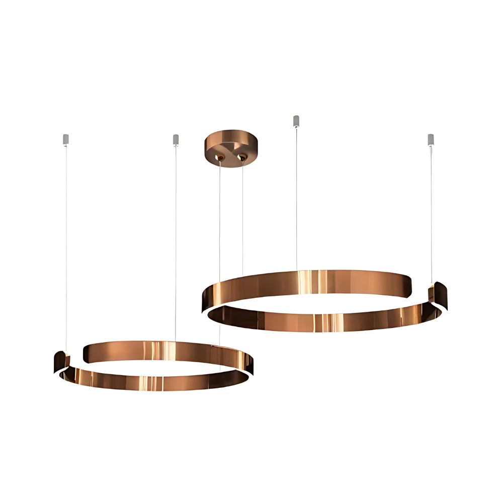 Circular Style Nordic Fused Aluminum Pendant Light